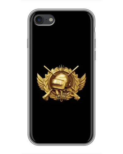 Чехол для iPhone 7 с картинкой «PUBG — оранжевый градиент»