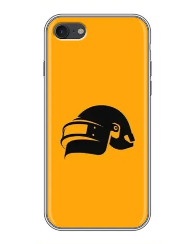Чехол для iPhone 7 с картинкой «PUBG — золотой шлем»