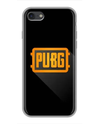 Чехол для iPhone 7 с картинкой «PUBG — рамка лого»