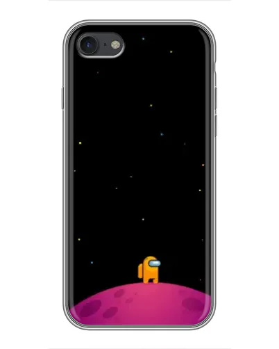 Чехол для iPhone 7 с картинкой «Одинокий герой на планете»