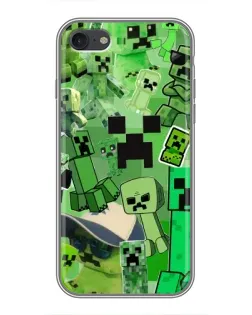 Чохол для iPhone 7 з картинкою «Кріпери Minecraft»