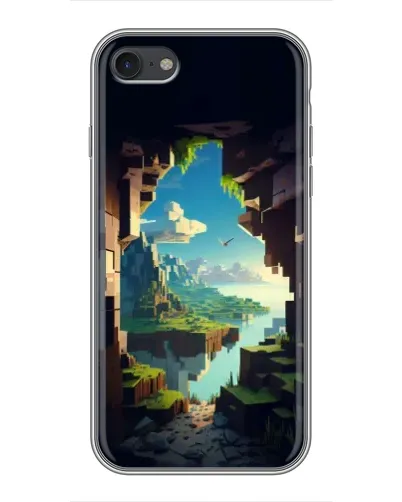 Чехол для iPhone 7 с картинкой «Вид из пещеры»