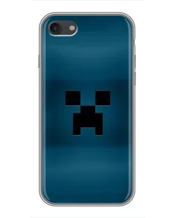 Чехол для iPhone 7 с картинкой «Крипер текстура»