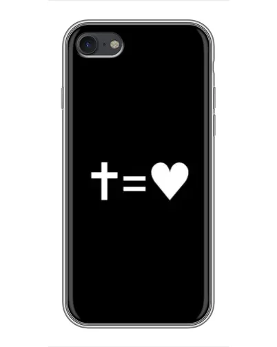 Чохол для iPhone 7 з картинкою «Хрест та Серце»
