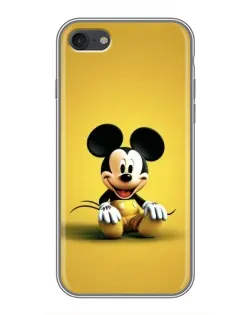 Чохол для iPhone 7 з картинкою «Міккі на жовтому»