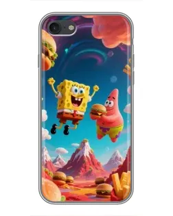 Чохол для iPhone 7 з картинкою «Космічний фастфуд»