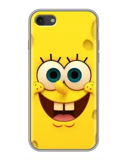Чохол для iPhone 7 з картинкою «Губка Боб посмішка»