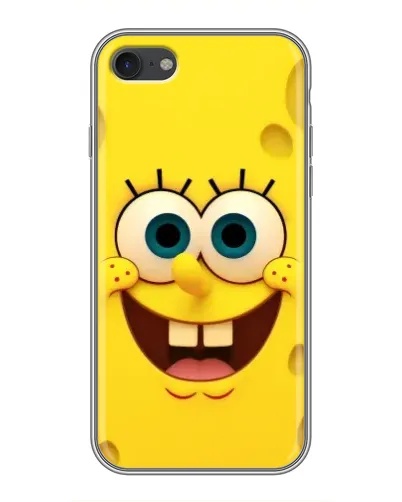 Чохол для iPhone 7 з картинкою «Губка Боб посмішка»