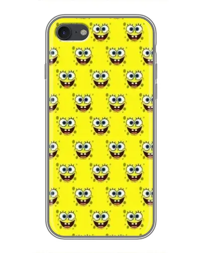 Чохол для iPhone 7 з картинкою «Паттерн Губка Боб»
