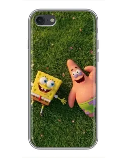 Чехол для iPhone 7 с картинкой «Друзья на лужайке»