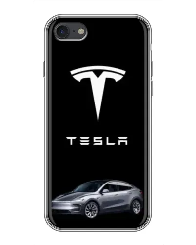 Чехол для iPhone 7 с картинкой «Tesla Model Y»