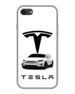Чехол для iPhone 7 с картинкой «Tesla White Style»