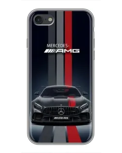 Чехол для iPhone 7 с картинкой «Mercedes — белый карбон» Чехол для iPhone 7 с картинкой «Mercedes — белый карбон»