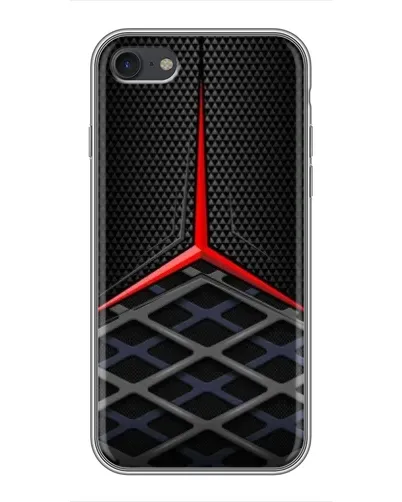 Чохол для iPhone 7 з картинкою «Mercedes Carbon Grid»