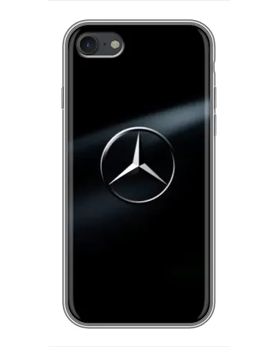 Чохол для iPhone 7 з картинкою «Mercedes на металі»