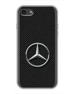 Чохол для iPhone 7 з картинкою «Карбоновий Mercedes стиль»