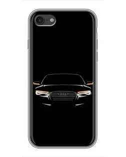 Чохол для iPhone 7 з картинкою «Audi — нічний контур»