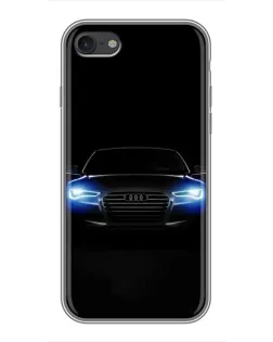 Чохол для iPhone 7 з картинкою «Audi в неоні»