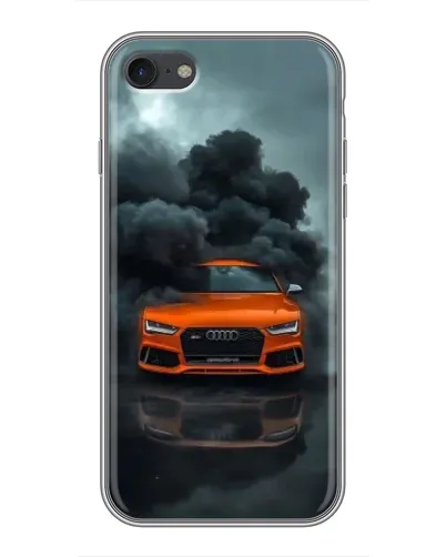 Чохол для iPhone 7 з картинкою «Audi у хмарах диму»