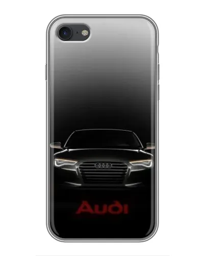 Чохол для iPhone 7 з картинкою «Audi — градієнтний контур»