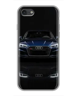 Чохол для iPhone 7 з картинкою «Audi — нічне відображення»