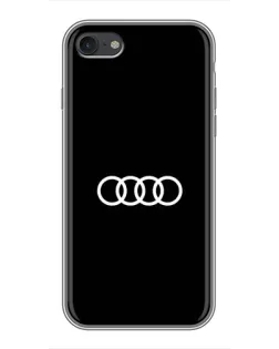 Чохол для iPhone 7 з картинкою «Audi White Logo»