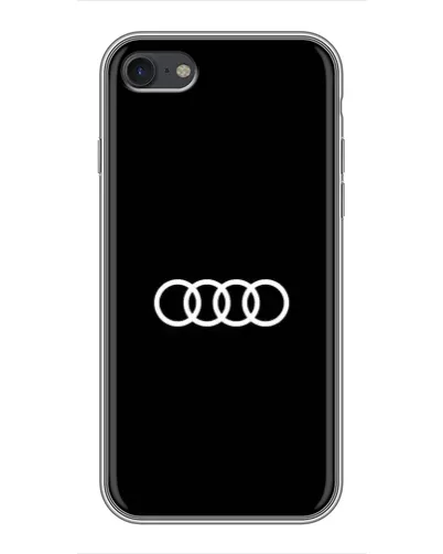 Чохол для iPhone 7 з картинкою «Audi White Logo»