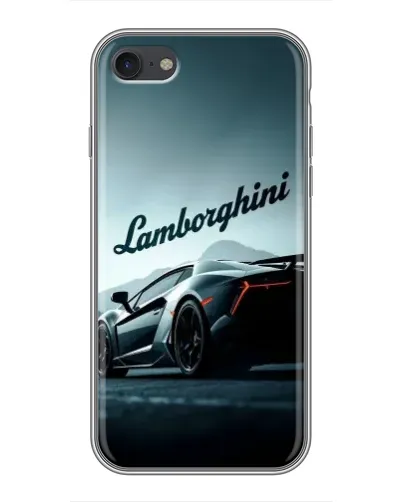 Чехол для iPhone 7 с картинкой «Классическая надпись Lamborghini»