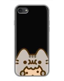 Чохол для iPhone 7 з картинкою «Пушин на чорному»