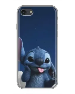 Чехол для iPhone 7 с картинкой «Стич в облаках»