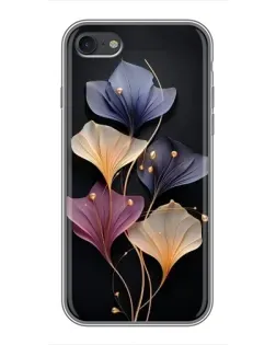 Чехол для iPhone 7 с картинкой «Лиловые цветы грации»