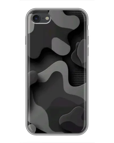 Чехол для iPhone 7 с картинкой «Темный абстрактный камуфляж»