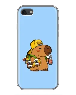 Чохол для iPhone 7 з картинкою «Капібара на скейті» Чохол для iPhone 7 з картинкою «Капібара на скейті»