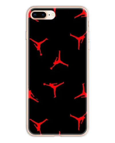Чохол для iPhone 8 Plus з картинкою «Jordan Red Pattern»