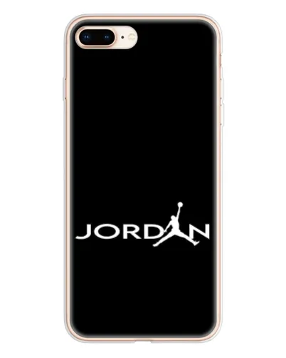 Чохол для iPhone 8 Plus з картинкою «Jordan White Logo»