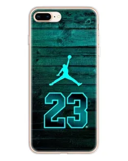 Чохол для iPhone 8 Plus з картинкою «Jordan Cyan 23»