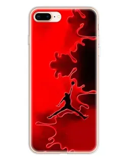 Чохол для iPhone 8 Plus з картинкою «Jordan Red Smoke»