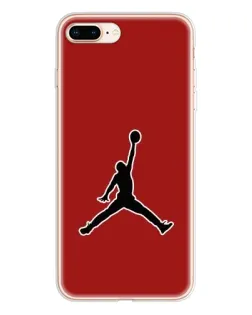 Чохол для iPhone 8 Plus з картинкою «Jordan Red Back»