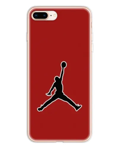 Чохол для iPhone 8 Plus з картинкою «Jordan Red Back»