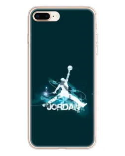 Чохол для iPhone 8 Plus з картинкою «Jordan Blue Fire»