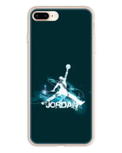 Чохол для iPhone 8 Plus з картинкою «Jordan Blue Fire»