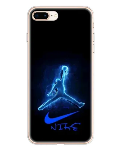Чохол для iPhone 8 Plus з картинкою «Jordan Neon Blue»