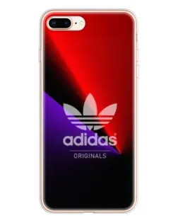 Чохол для iPhone 8 Plus з картинкою «Adidas Red Neon»