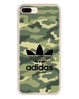Чохол для iPhone 8 Plus з картинкою «Мілітарі стиль Adidas»