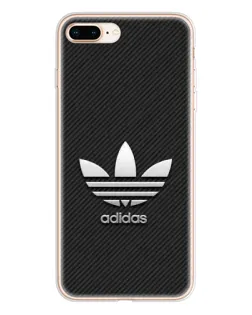 Чохол для iPhone 8 Plus з картинкою «Adidas Карбонова текстура»