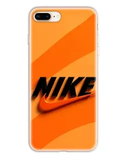 Чохол для iPhone 8 Plus з картинкою «Помаранчевий драйв Nike»