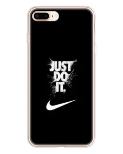 Чохол для iPhone 8 Plus з картинкою «Текстовий принт Nike»