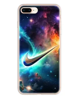 Чохол для iPhone 8 Plus з картинкою «Космічний Nike Swoosh»
