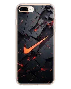 Чохол для iPhone 8 Plus з картинкою «Nike — ефект розломів»