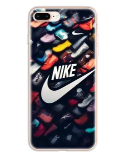 Чохол для iPhone 8 Plus з картинкою «Колекція кросівок Nike»